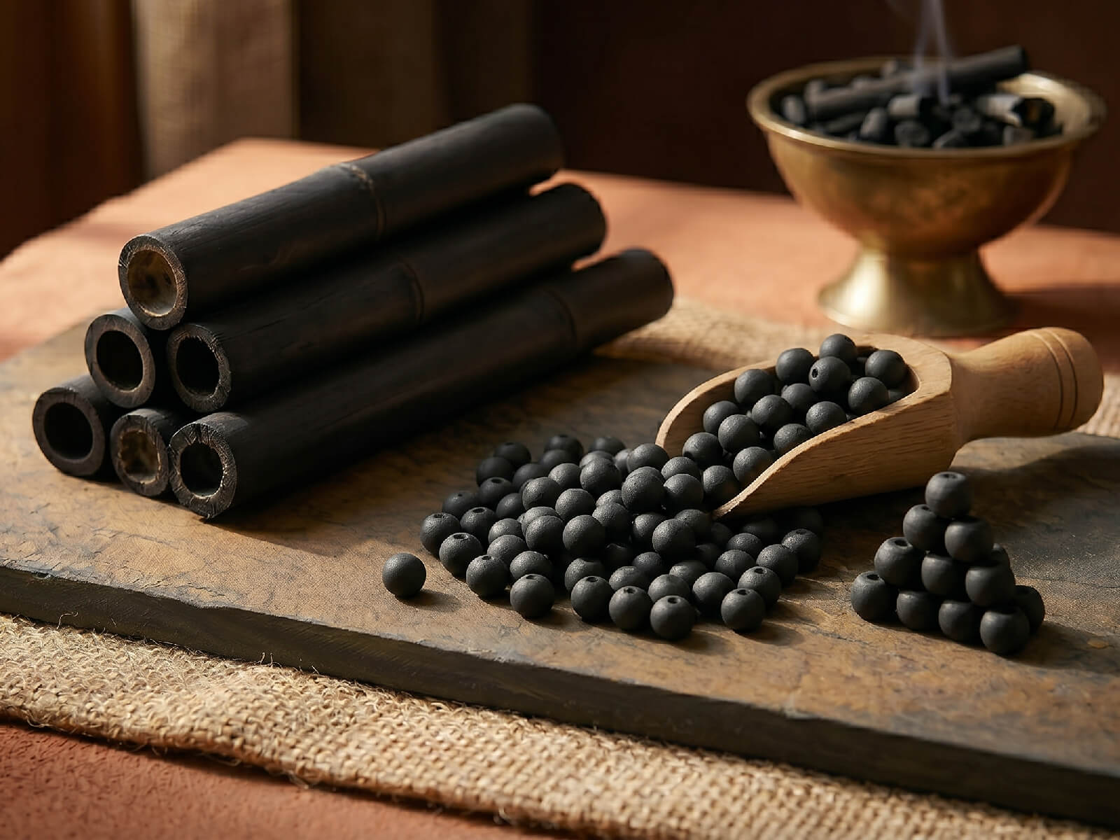 Bamboo Charcoal Beads — Beads
